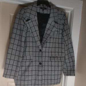 Plaid Blazer Jacket